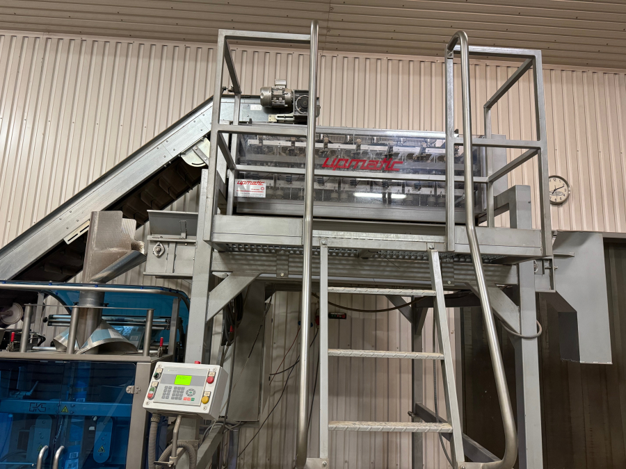 6013 Upmatic + GKS vertical VFFS potato packing line