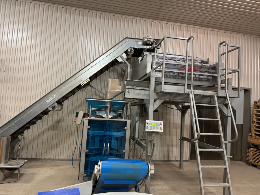 6013 Upmatic + GKS vertical VFFS potato packing line