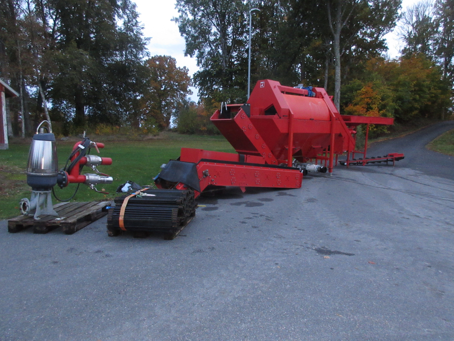 6051 EKKO potato washer EM1341 with EKKO destoner