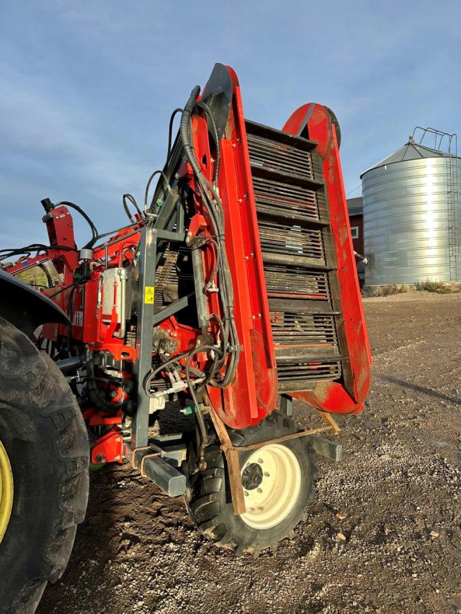 6079 Dewulf carrot harvester with elevator