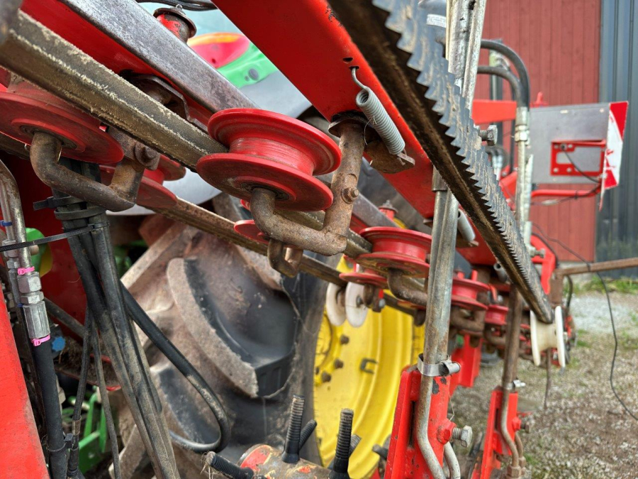 6079 Dewulf carrot harvester with elevator