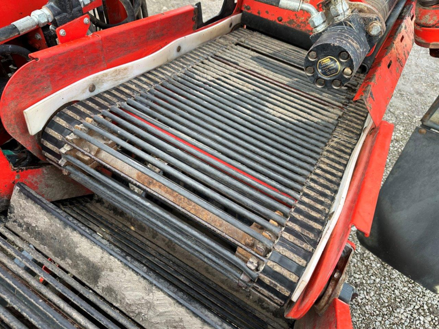 6079 Dewulf carrot harvester with elevator