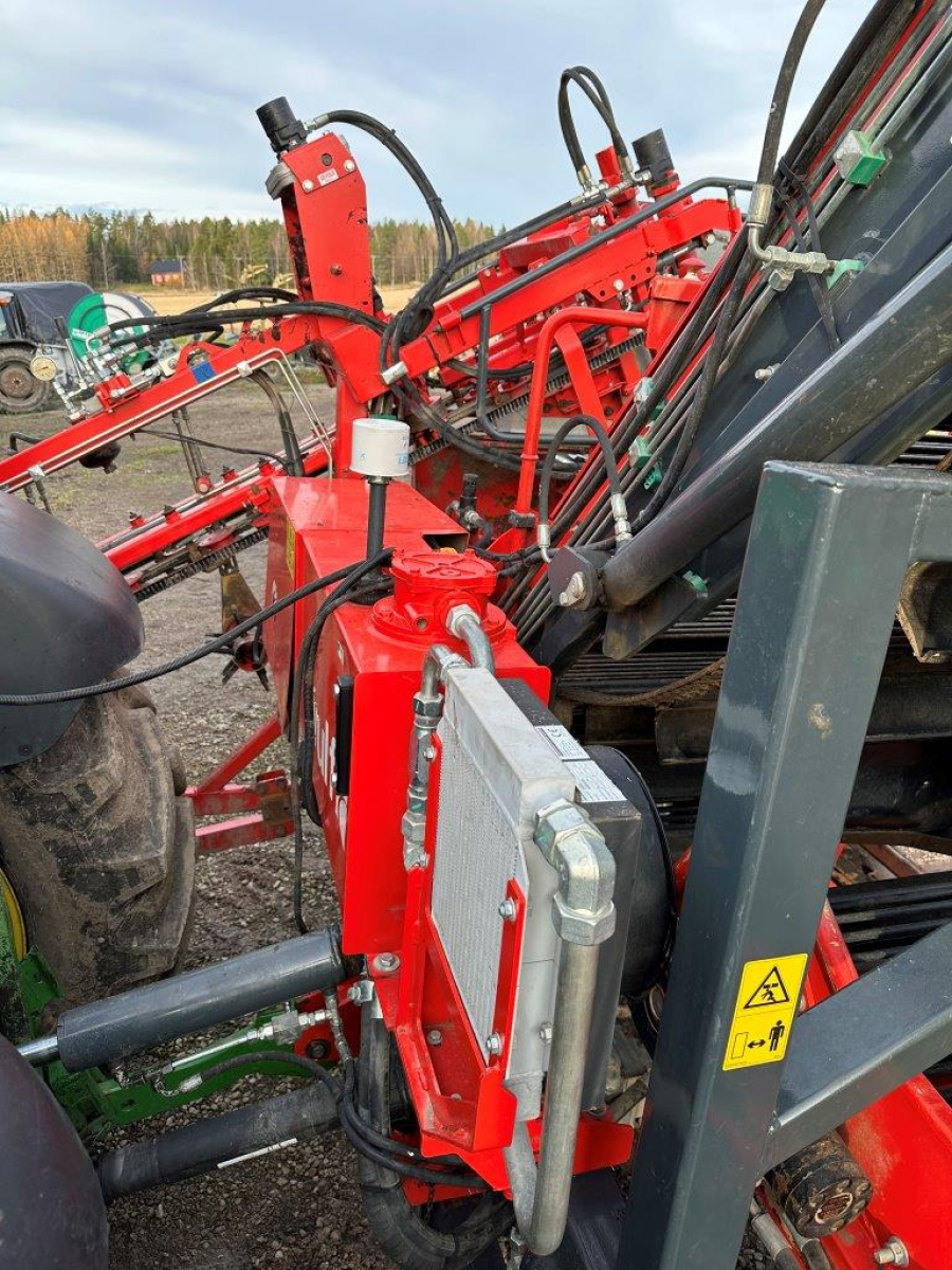 6079 Dewulf carrot harvester with elevator