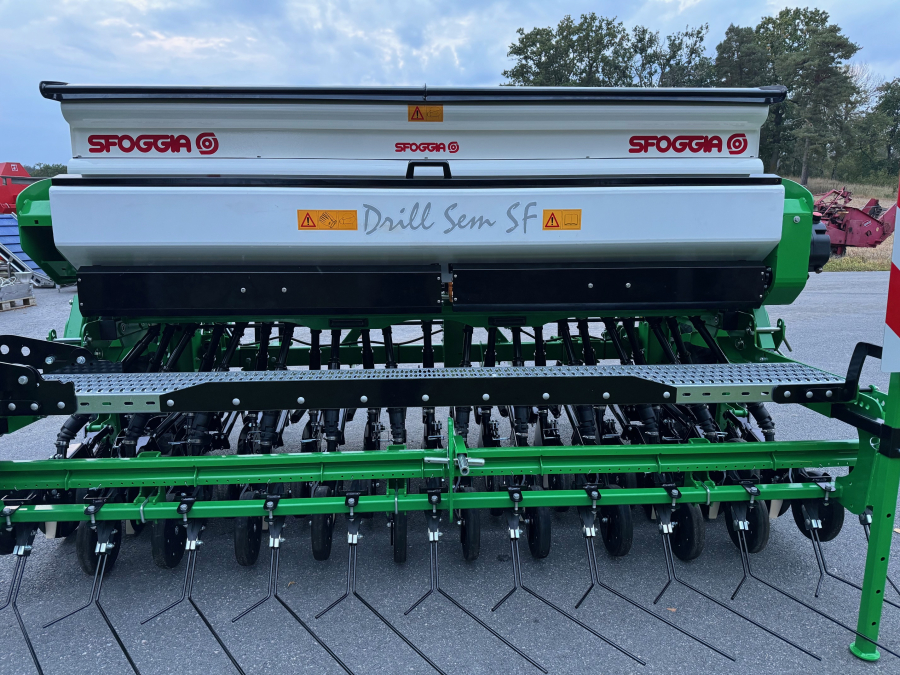 6091 Sfoggia Drillsem seeder 3m for cereal and small seed box