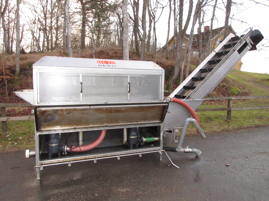6108 EKKO EM1320 potato washer stainless steel