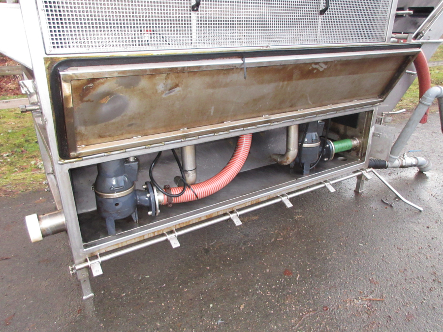 6108 EKKO EM1320 potato washer stainless steel