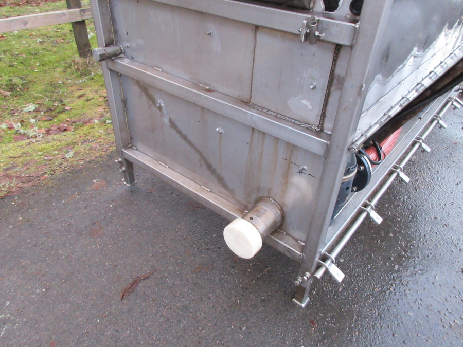 6108 EKKO EM1320 potato washer stainless steel