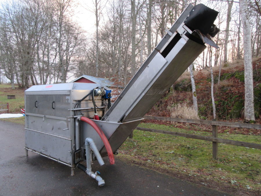 6108 EKKO EM1320 potato washer stainless steel