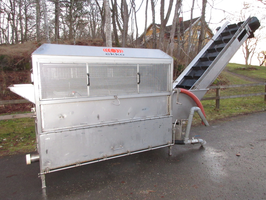 6108 EKKO EM1320 potato washer stainless steel