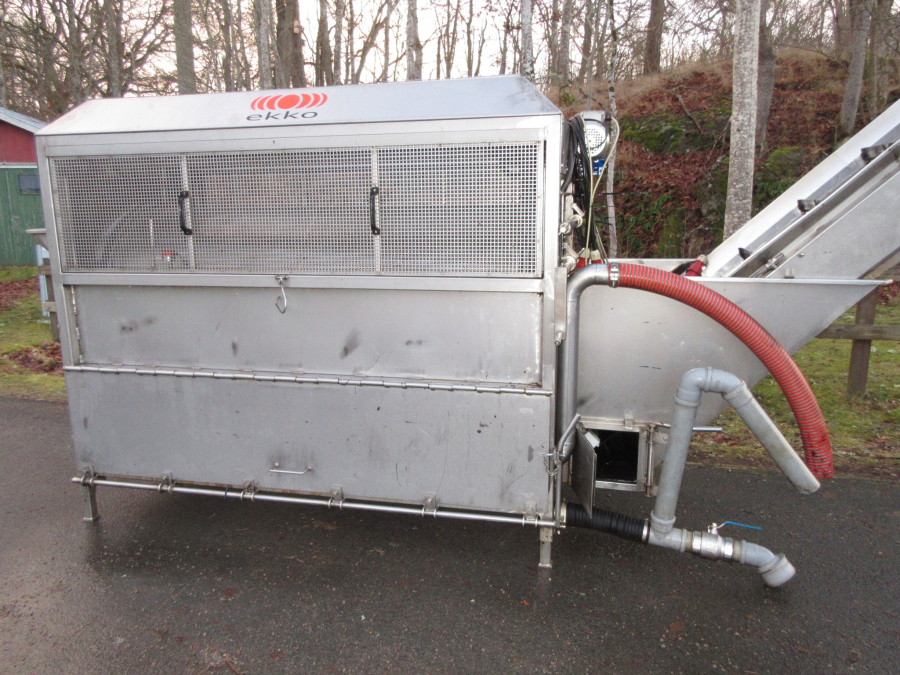 6108 EKKO EM1320 potato washer stainless steel
