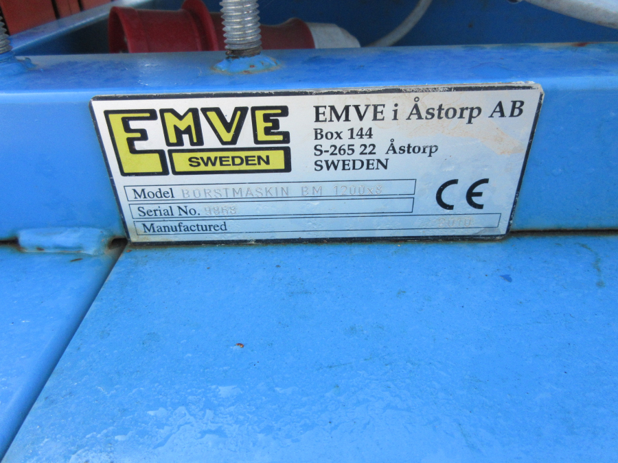 6126 Emve brusher 1200 mm 8 brushes