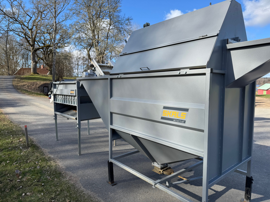 6128 Skals potato washing line new condiition