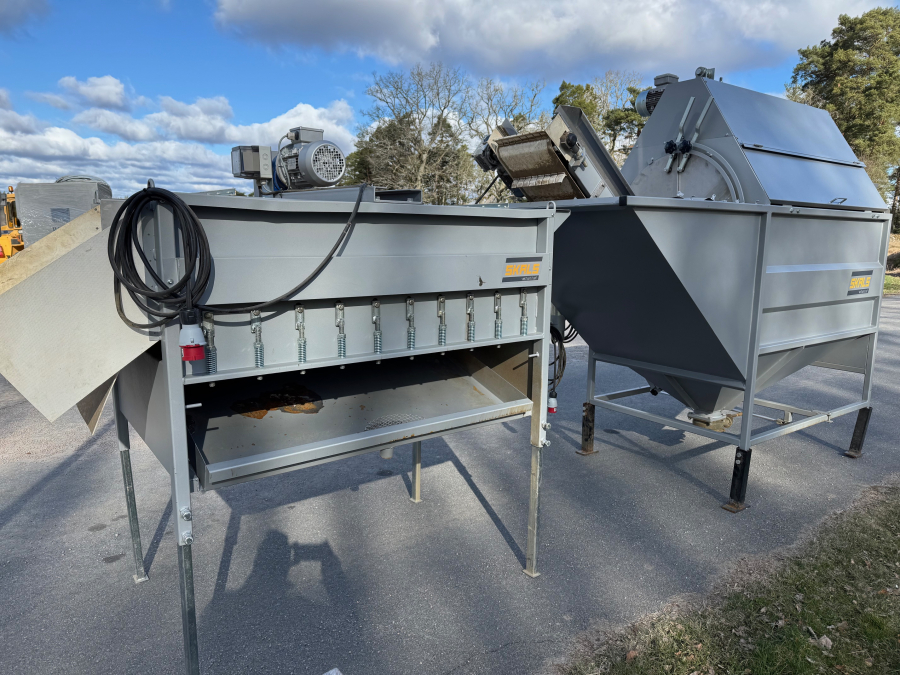6128 Skals potato washing line new condiition