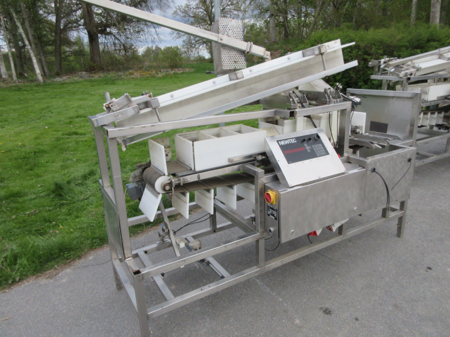 6235 Newtec NBM 50 Denester and punnet filler