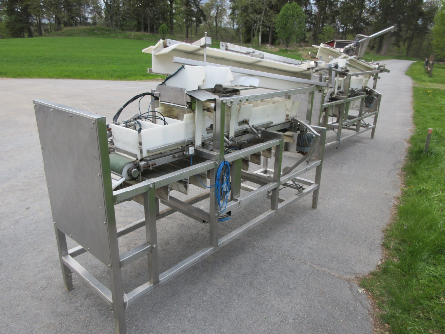 6235 Newtec NBM 50 Denester and punnet filler