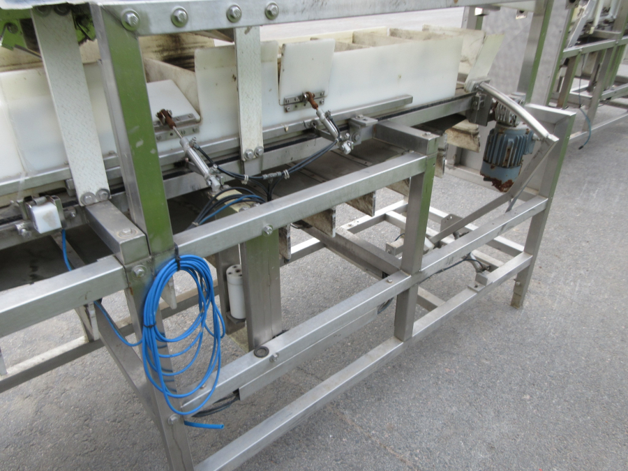 6235 Newtec NBM 50 Denester and punnet filler
