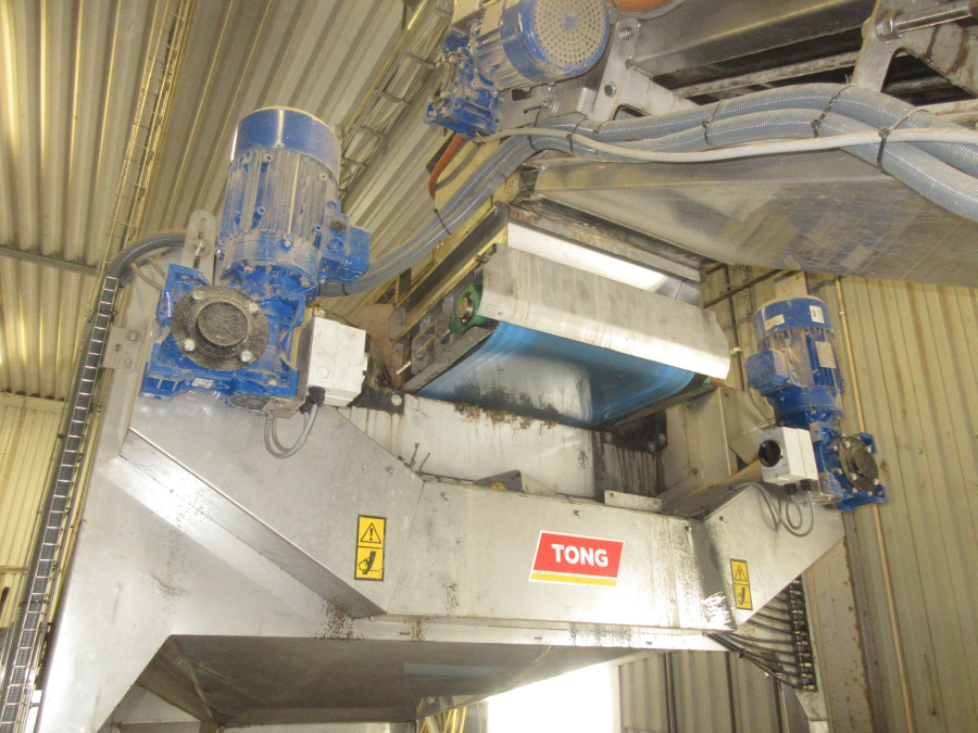 6292 Tong potato washing line with destoner and polisher Stainless steel