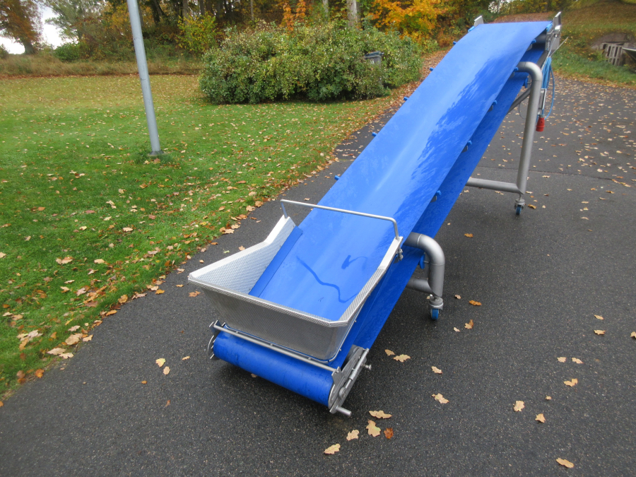 6306 Sormac TBT-60 conveyor for leafy vegetables