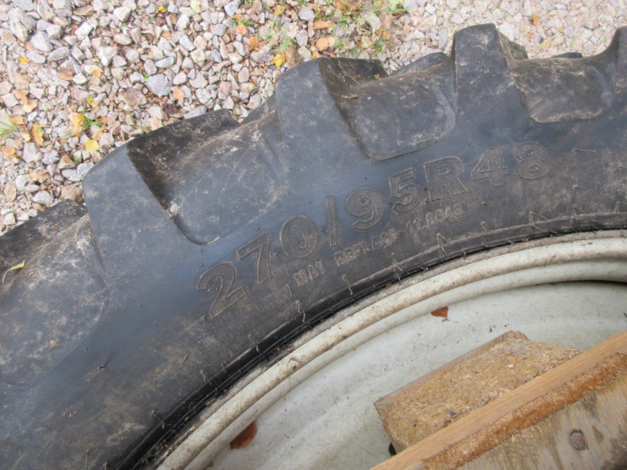6311 Alliance row crop tires 