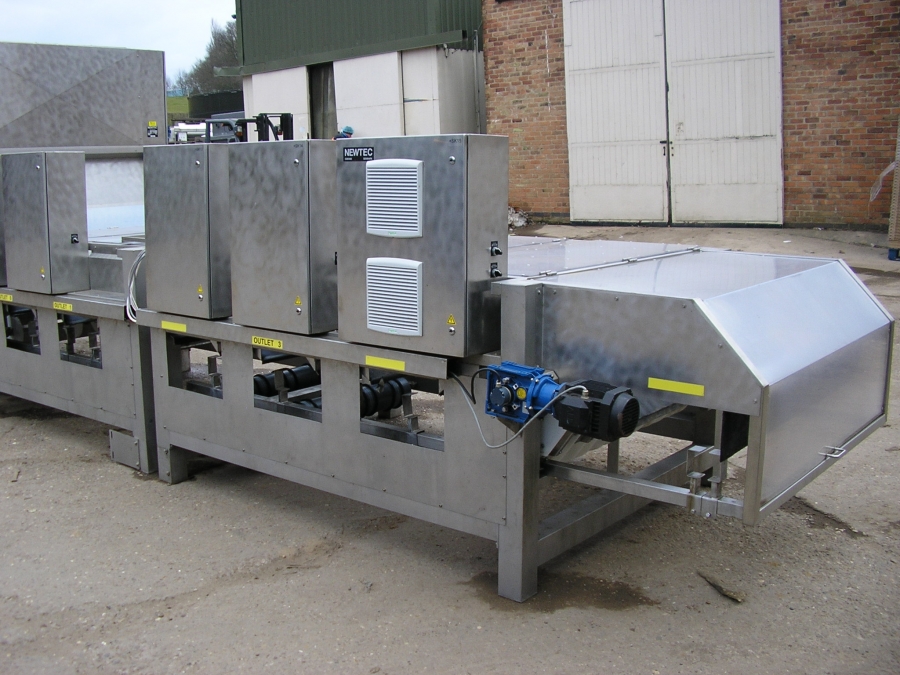 3584 Newtec Celox optical grader for carrots