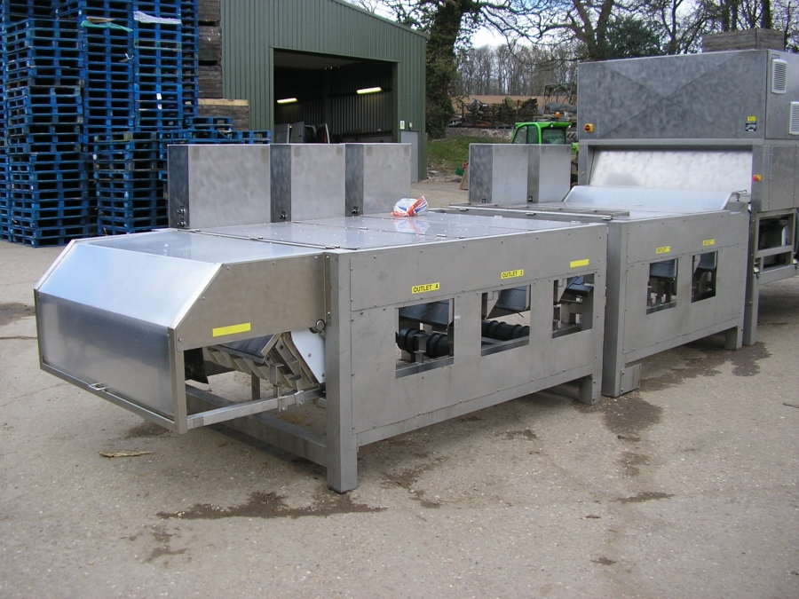 3584 Newtec Celox optical grader for carrots