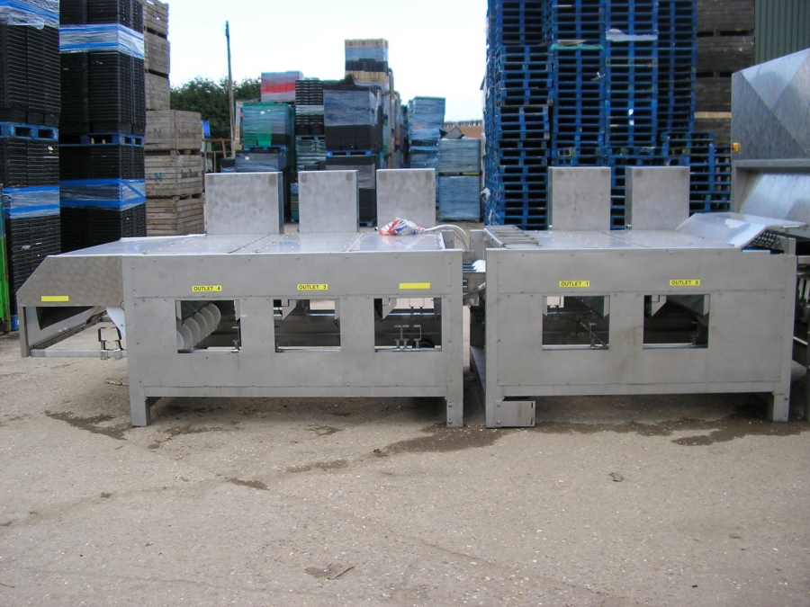 3584 Newtec Celox optical grader for carrots