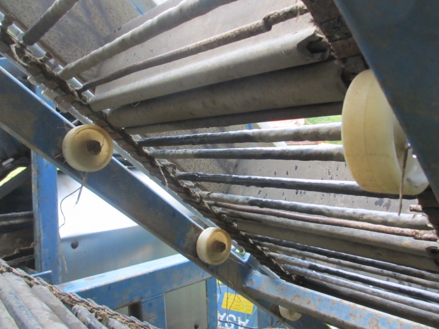 3631 Asa-Lift swedes harvester 1 row with elevator