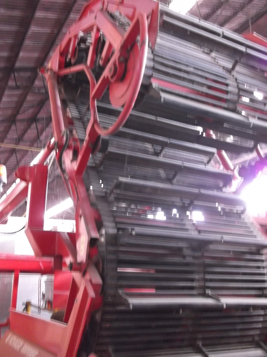 3637 Dewulf RDS 2 row potato harvester