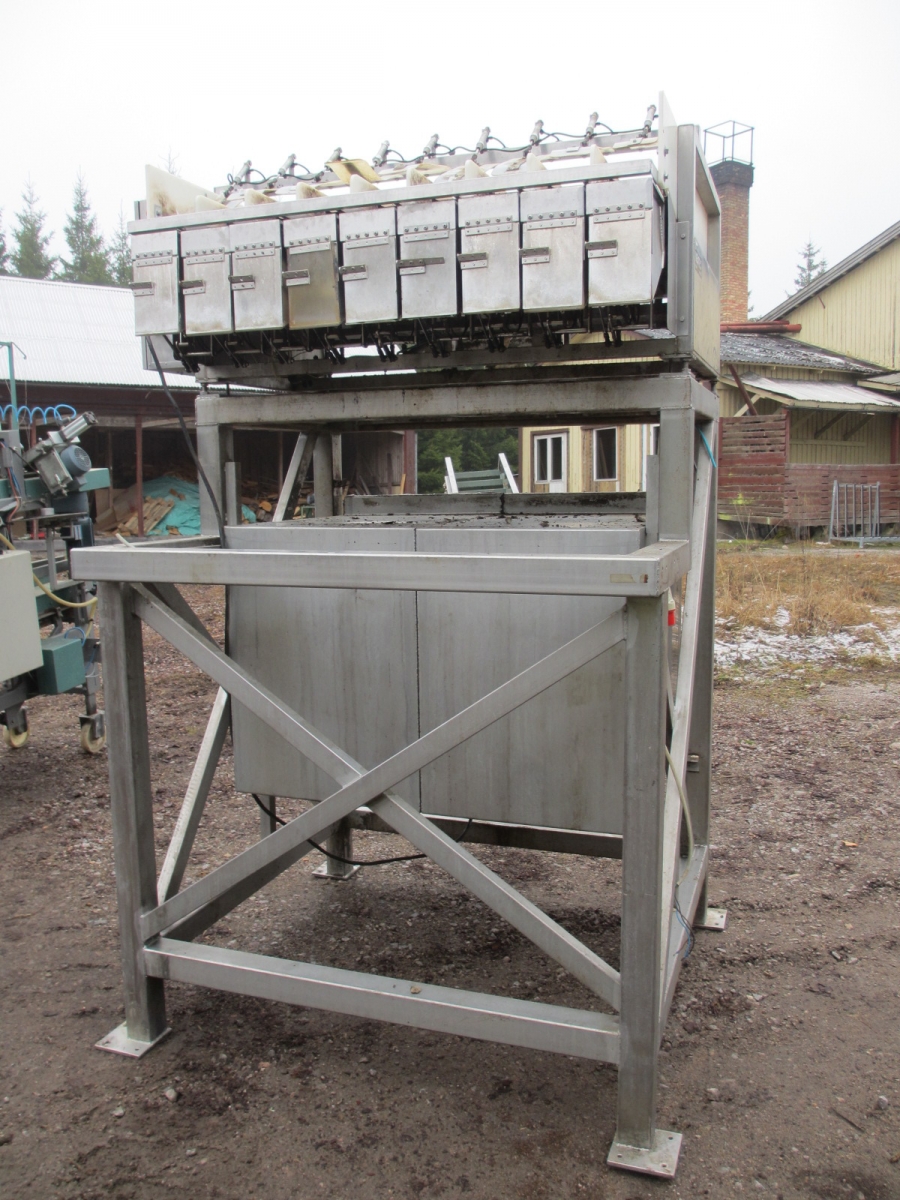 3808 Newtec 2009G multi head weigher for carrots