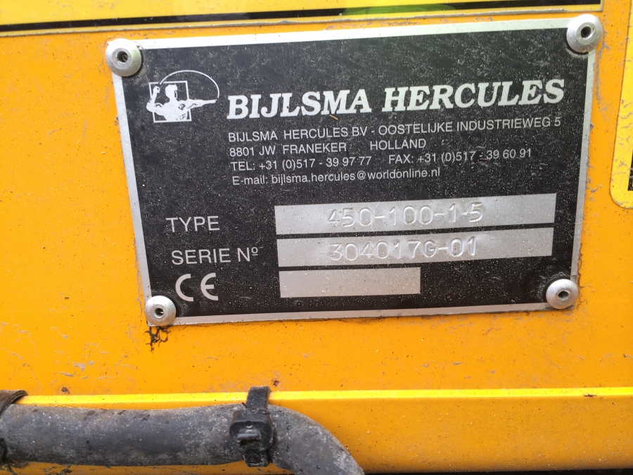 3814 Bijlsma Hercules conveyor 4500x1000 mm