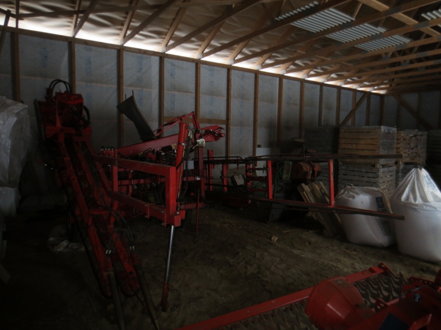 3920 Dewulf P3CC carrot harvester with auto box system
