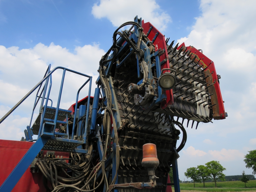 3967 Asa-Lift T255 2 row carrot harvester with elevato