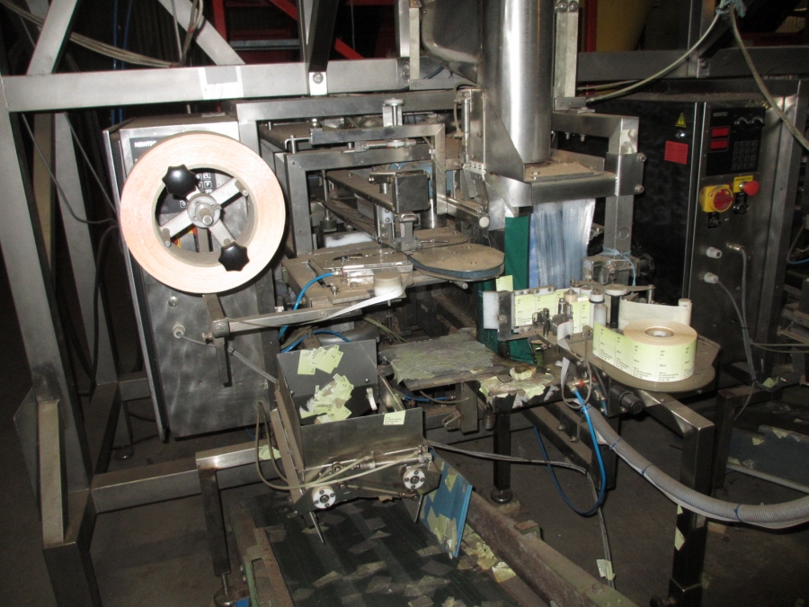 4010 Newtec 2014XBD multi head weigher complete packaging line