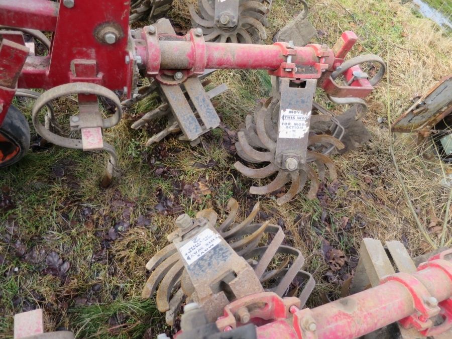 4027 Turbokup 4 row potato ridger / weed control