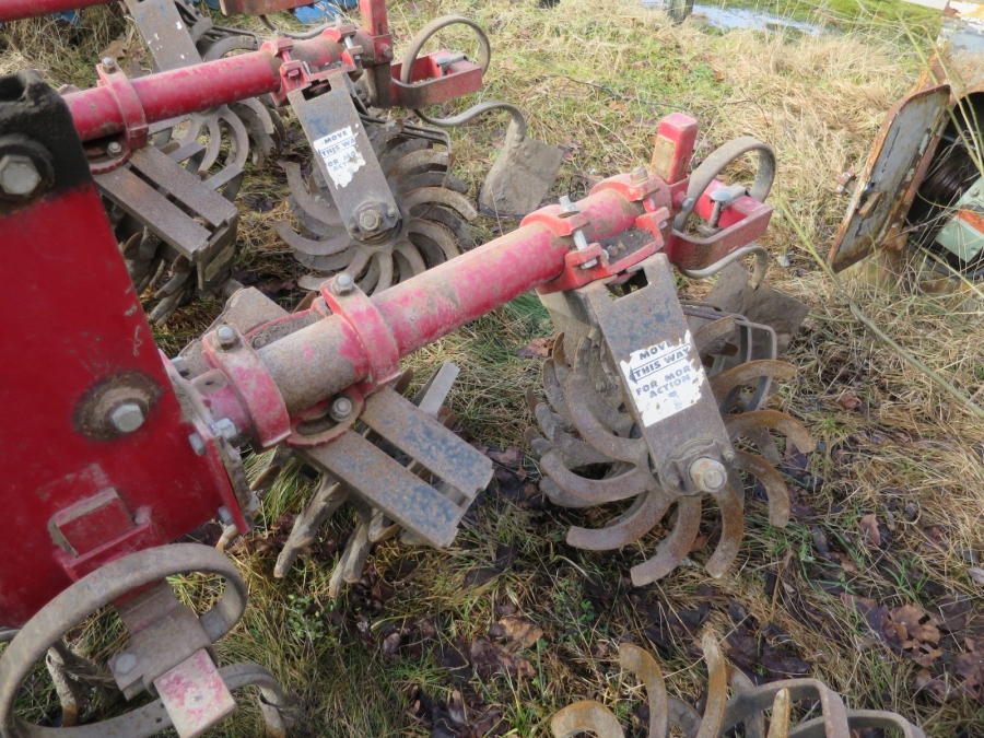 4027 Turbokup 4 row potato ridger / weed control