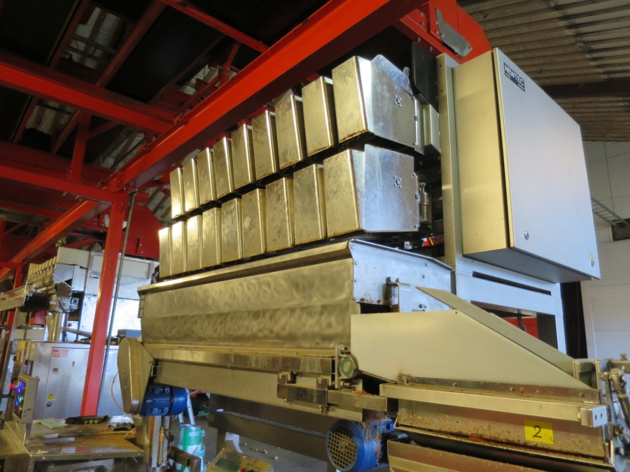 4032 Newtec 3009 weigher with bagging line for carrots
